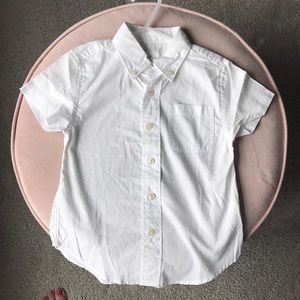 Crewcuts White short sleeve button down shirt